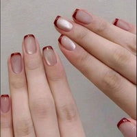 French Cat Eye Nails
