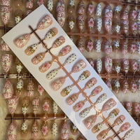 1 stick 3D Flower Chrome Nails