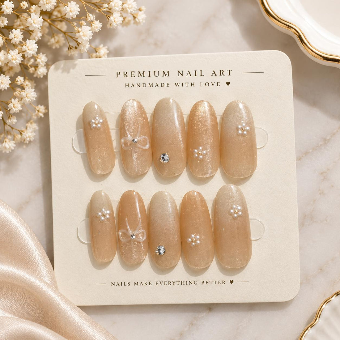 Luxuriously Fancy Cat Eye Nails collection 1