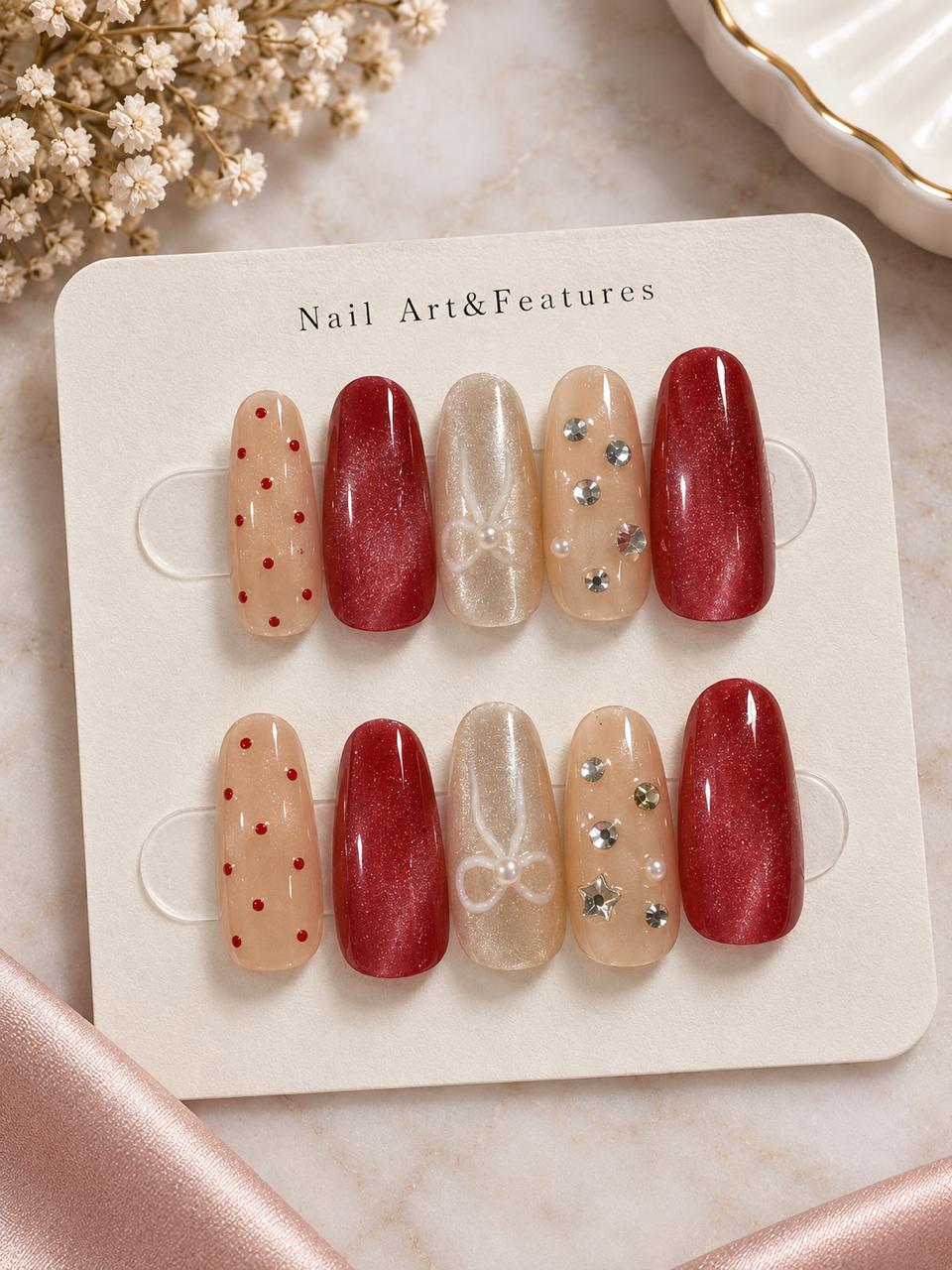 Luxuriously Fancy Cat Eye Nails collection 1