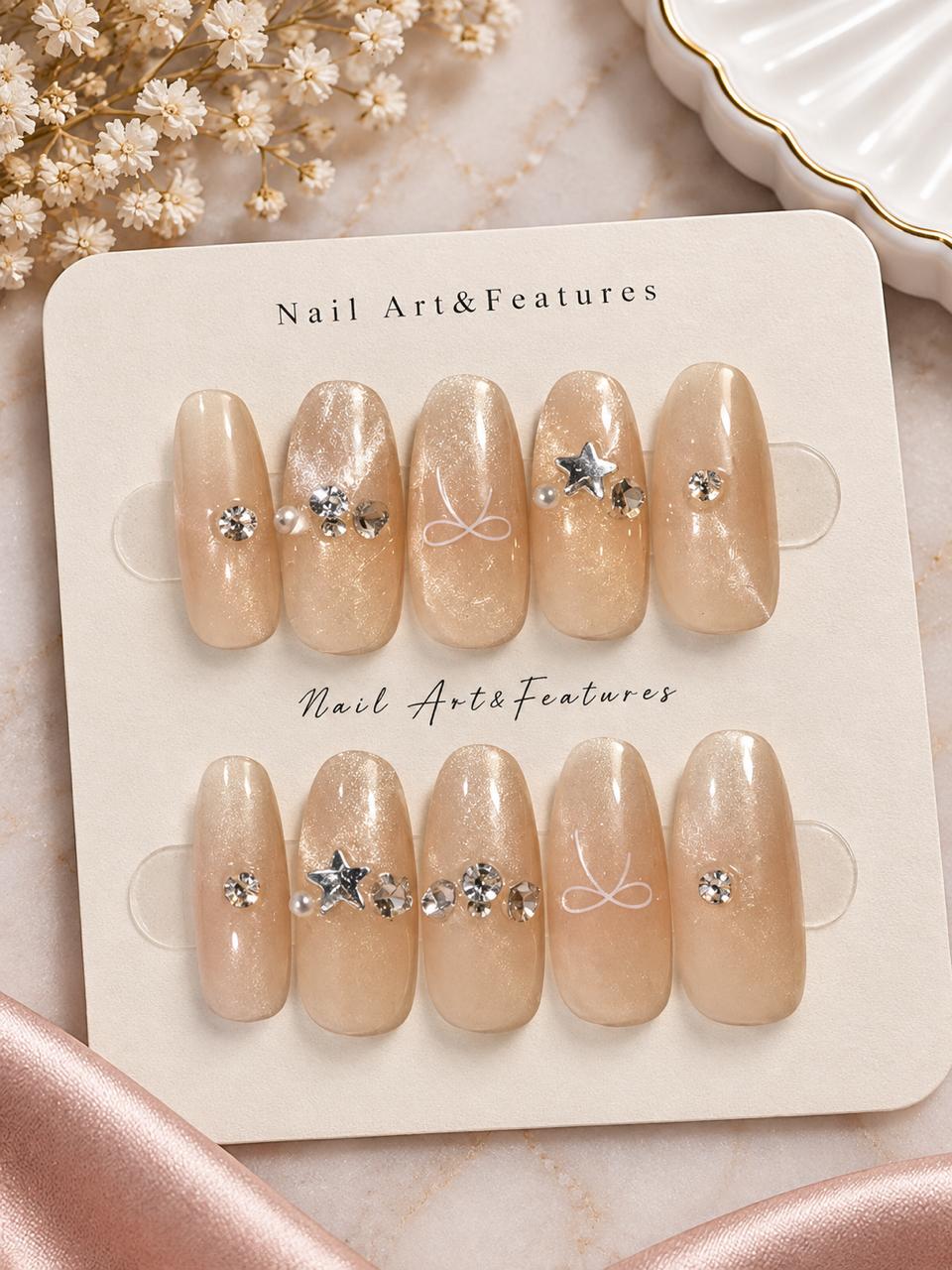 Luxuriously Fancy Cat Eye Nails collection 1