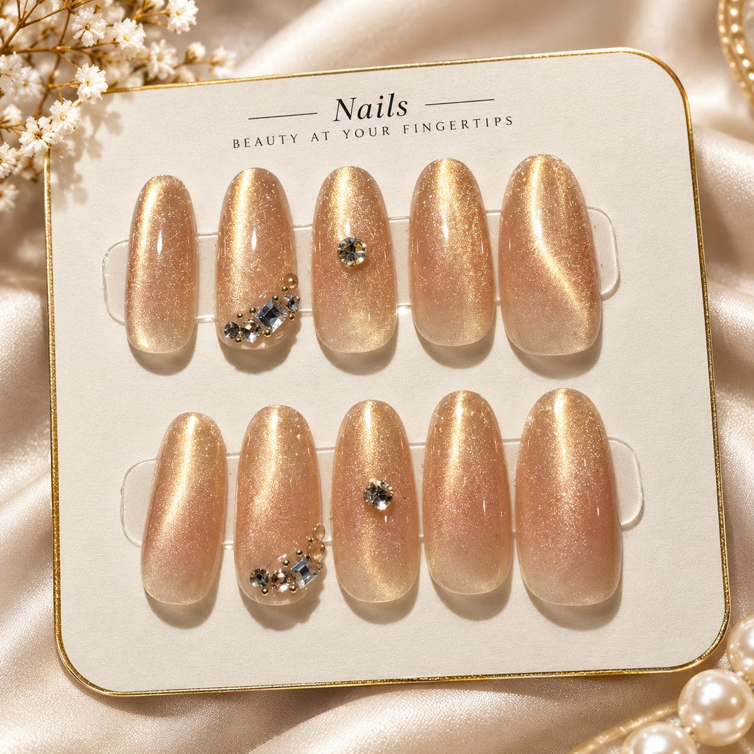 Luxuriously Fancy Cat Eye Nails collection 2