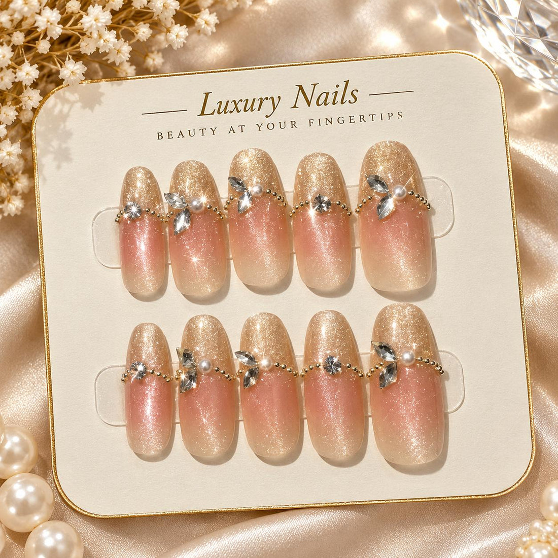 Luxuriously Fancy Cat Eye Nails collection 2